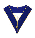 Craft Provincial Undress Apron with blue Rosettes and Collar Set Unique Regalia
