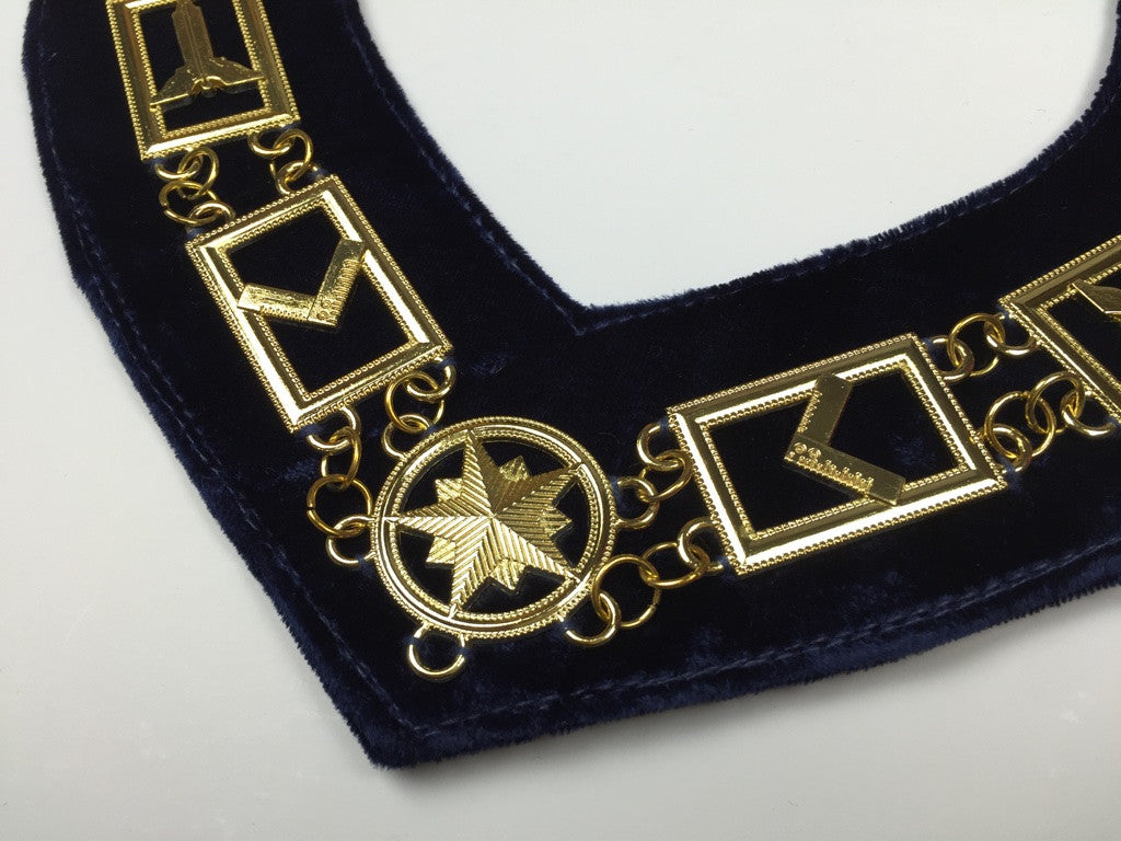 MASONIC BLUE LODGE CHAIN COLLAR - kitchcutlery
 - 2