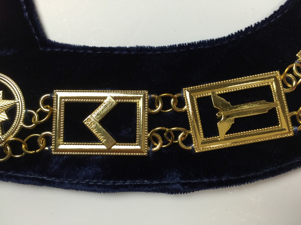 MASONIC BLUE LODGE CHAIN COLLAR - kitchcutlery
 - 3