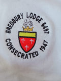 10 Pairs Masonic Embroidered Cotton Gloves Personalised with Square Compass Lodge Name Number & Logo
