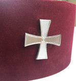 Masonic Knight Templar KT Cap/Hat with Red Cross - kitchcutlery
 - 2