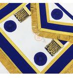 Craft Provincial Full dress Apron with blue Rosettes and Collar SetUnique_Regalia