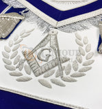 Blue Lodge Master Mason Apron Hand Embroidery Apron Gauntlet and Collar Set