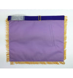 Masonic Blue Lodge Past Master Gold Machine Embroidery Purple Apron - kitchcutlery
 - 6