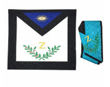 4th Degree Apron and Collar Set Machine Embroidered
