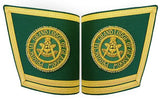 Masonic Personalised Handmade Embroidery Cuffs/Gauntlets