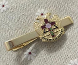 Scottish Rite Rose Freemason Tie Clip