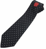Masonic 100% silk Rose Croix polkadot Tie with Logo