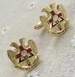 Scottish Rite Rose Freemason Cufflinks