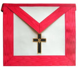 Masonic Scottish Rite apron - AASR - 18th degree - Knight Rose-Croix - Latin cross