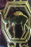 DOKO - Masonic Chain Collar - Gold on Maroon + Free Case