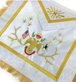 Masonic Rose Croix 33rd Degree Silk Apron