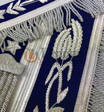 Masonic Grand Lodge Past Master Apron Gold & Silver Hand Embroidery Apron