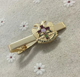 Scottish Rite Rose Freemason Tie Clip