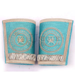 Masonic Personalised Handmade Embroidery Cuffs/Gauntlets Unique Regalia