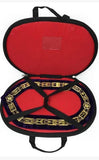 Knights Templar - Masonic Chain Collar - Gold/Silver on Blue + Free Case