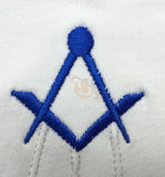Masonic Cotton Gloves Thin Square and Compass Machine Embroidery - kitchcutlery
 - 2