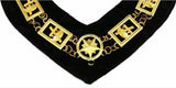 Knights Templar - Masonic Chain Collar - Gold/Silver on Black + Free Case