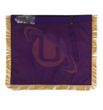 Masonic Blue Lodge Past Master Gold Handmade Embroidery Apron Purple Velvet - kitchcutlery
 - 4