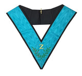 4th Degree Apron and Collar Set Machine Embroidered