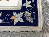Masonic Grand Lodge Past Master Apron Gold & Silver Hand Embroidery Apron