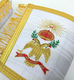 Masonic Rose Croix 33rd Degree Silk Apron