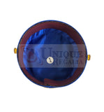 Masonic A.A.S.R. 32nd Degree Double Headed Eagle Scottish Rite Cap-Crown Hand Embroidery Blue