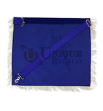 Masonic Grand Lodge Past Master Apron Gold & Silver Hand Embroidery Apron