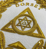 Royal Arch Supreme Grand Superintendent Chapter Dorset Apron Hand Embroidery Leather