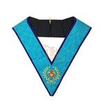 Masonic MEMPHIS MISRAIM OFFICER COLLARS Machine Embroidery Set - Set of 9 Collar - kitchcutlery
 - 4