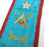 Masonic Blue Lodge worshipful Master Mason Apron and sash set - kitchcutlery
 - 7