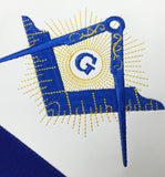 Copy of Masonic Blue Lodge Master Mason Apron Machine Embroidery Navy - kitchcutlery
 - 2