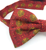 Rose Croix Scottish Rite 32nd Degree necktie bow Tie and pocket square Set Red Unique_Regalia