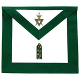 Allied Masonic Degree AMD Hand Embroidered Officer Apron - Junior-Unique REGALIA