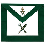 Allied_Masonic_Degree_AMD_Hand_Embroidered_Officer_Apron_Secretary_Treasurer Unique Regalia