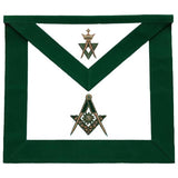 Allied Masonic Degree AMD Hand Embroidered Officer Apron - Senior Deacon Unique Regalia