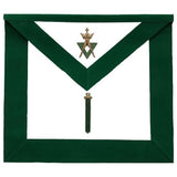 Allied Masonic Degree AMD Hand Embroidered Officer Apron - Sentinel Unique Regalia