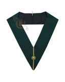 District Masonic Collar with Gold B/Braid