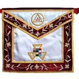 Masonic Royal Arch Grand High Priest Apron Wreath Bullion Hand Embroidered