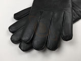 Masonic Piper Drummer Leather Gauntlets/Gloves Black Soft Leather Knight Templar - kitchcutlery
 - 4