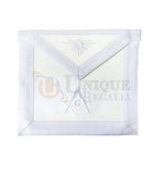 Blue Lodge Master Mason Apron with Square Compass G