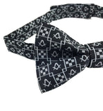 Masonic Regalia Bow Tie with Square Compass  Unique_Regalia