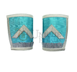 Craft Grand Master Hand embroided Gauntlets Silver Embroidery