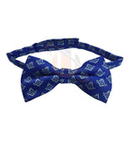 High Quality Masonic Bow Tie with Square Compass with G Blue