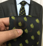 High Quality Masonic Acacia Leaf Tie Unique Regalia