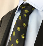 High Quality Masonic Acacia Leaf Tie Unique Regalia