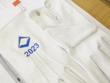 10 Pairs Masonic Embroidered Cotton Gloves Personalised with Square Compass Lodge Name Number & Logo