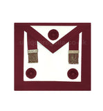 Masonic Regalia Craft Provincial Steward Apron with Rosettes Unique_Regalia