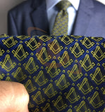 Masonic Regalia Tie,Bow Tie and Handkerchief Set_Unlique Regalia