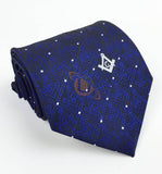 Masonic Tie with Square Compass with G
